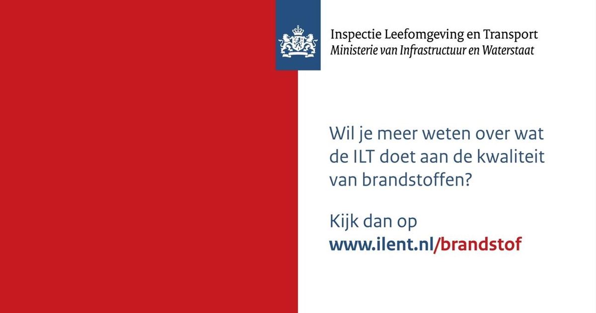 ILT blij met Belgische gelijkstelling brandstofkwaliteitseisen voor export | Inspectie Leefomgeving en Transport (ILT)